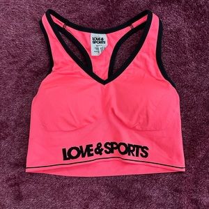Hot Pink Sports Bra